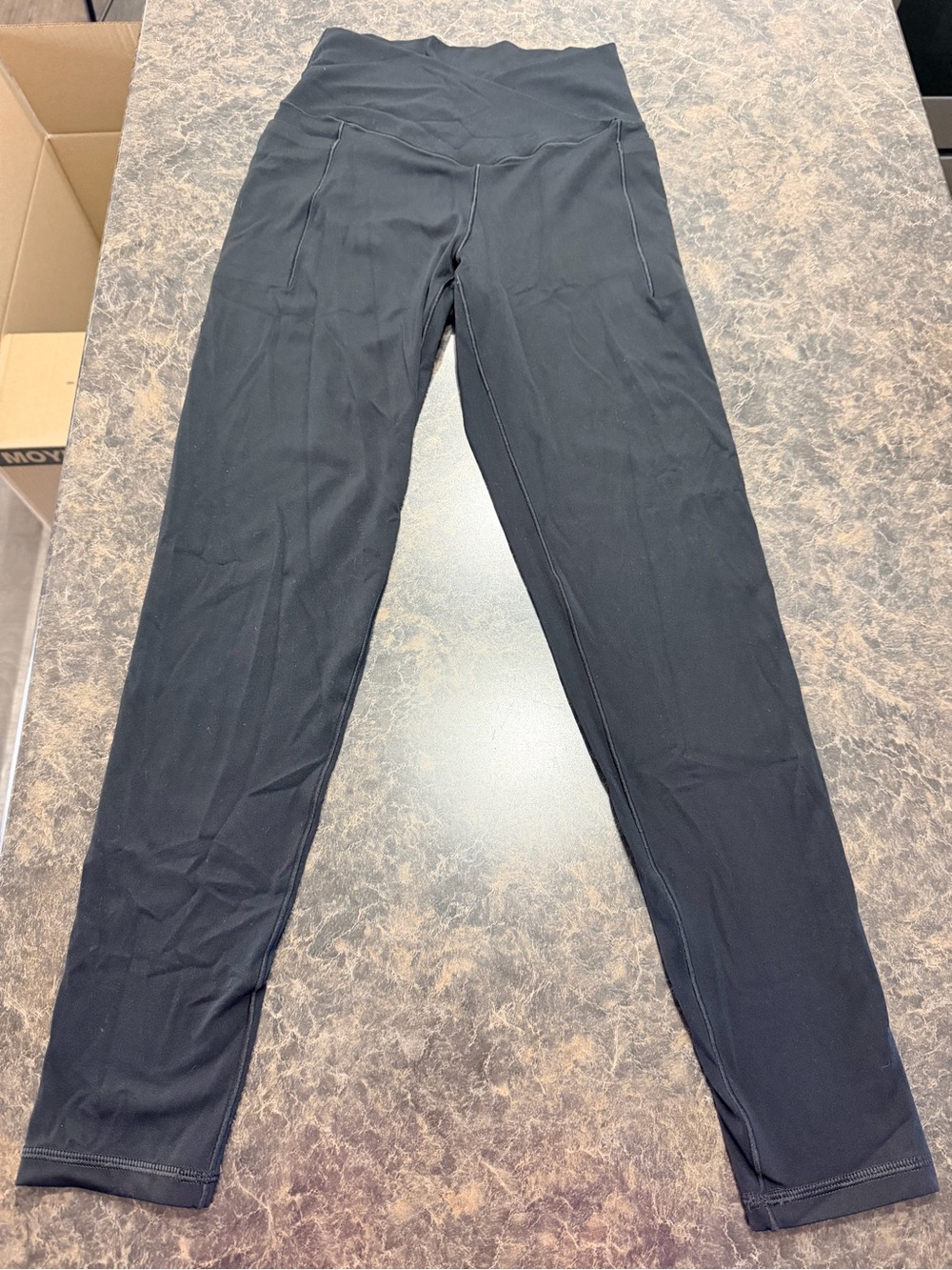 OFFLINE by Aerie Real Me XTRA High-Rise 7/8 Black Leggings, Medium